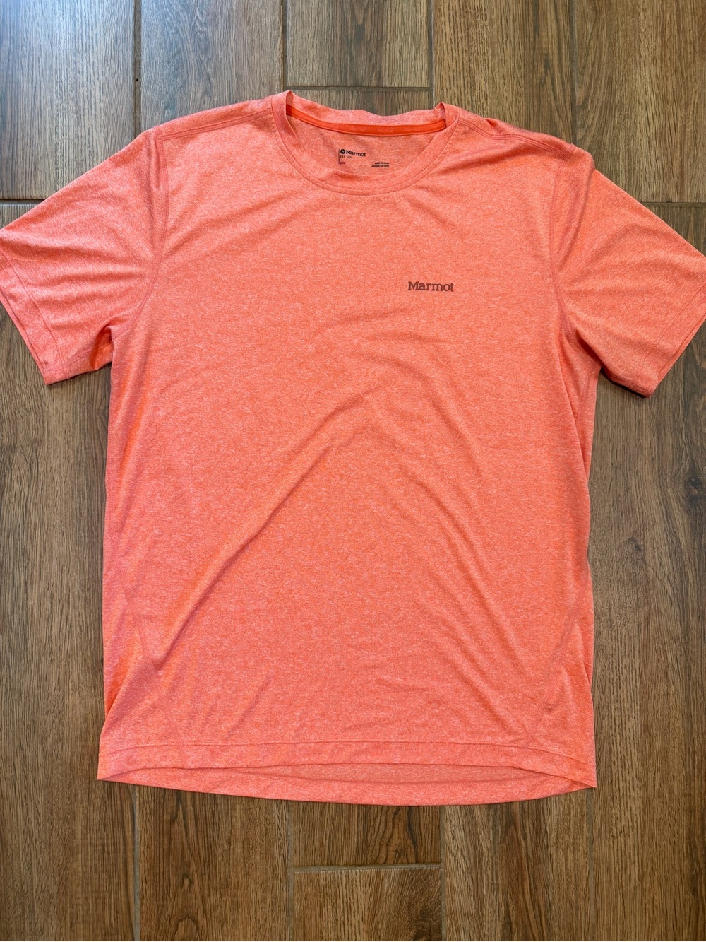 Marmot Men's Short-Sleeve Performance Tee - Coral / medium